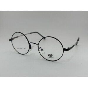 INSIGHT - C007 43-17-135 Black Silver Circle Glasses Frames